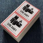 100pcs Logistics Air Freight Carton Sealing Sticker Lithium Battery Label Fragile Label - Image 2