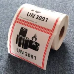 100pcs Logistics Air Freight Carton Sealing Sticker Lithium Battery Label Fragile Label - Image 3