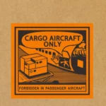 100pcs Logistics Air Freight Carton Sealing Sticker Lithium Battery Label Fragile Label - Image 5