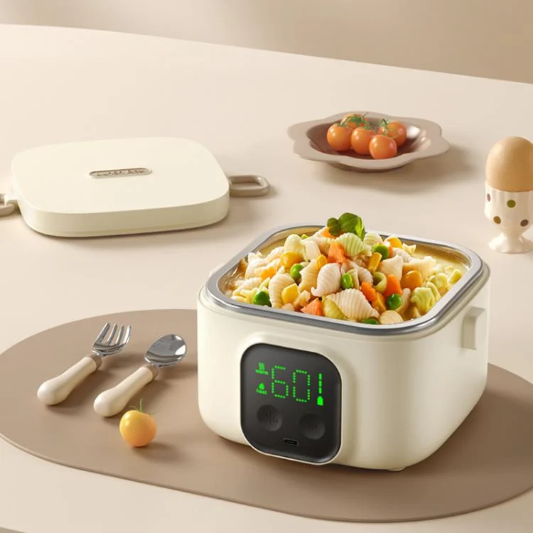 TBD06062846_B1.webp Wireless Charging Lunch Box No Water Needed With 304 Stainless Steel Inner Pot - Image 2