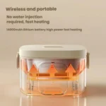 Wireless Charging Lunch Box No Water Needed With 304 Stainless Steel Inner Pot - Image 3