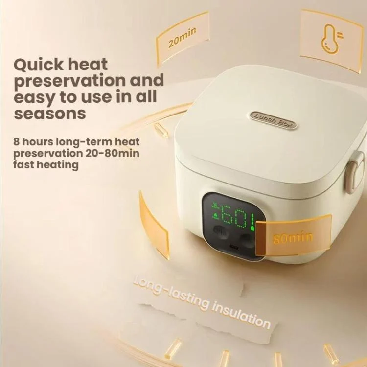 TBD06062846_B3.webp Wireless Charging Lunch Box No Water Needed With 304 Stainless Steel Inner Pot - Image 4