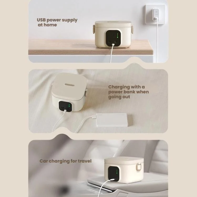 TBD06062846_B7.webp Wireless Charging Lunch Box No Water Needed With 304 Stainless Steel Inner Pot - Image 8