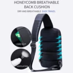 BULL CAPTAIN Sports Bottle Bag Crossbody Oxford Bag - Image 6