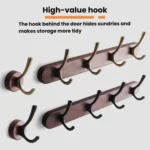 Hole-Free Clothes Hook Wall Wardrobe Clothes Hook - Image 3