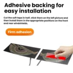 USB Car-mounted Dynamic Demon Eye Car Sticker LED Indicator Light - Image 4