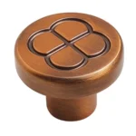 Vintage Flower Cabinet Door Handle Zinc Alloy Handle For Drawers Wardrobes