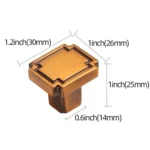 Vintage Cabinet Door Handle Zinc Alloy Handle For Drawers Wardrobes - Image 6