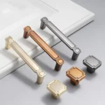 Vintage Cabinet Door Handle Zinc Alloy Handle For Drawers Wardrobes - Image 2