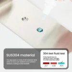 Wall-Mounted Folding Shower Stool Bathroom Safety Chair for Elderly & Disabled - Image 6