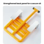 Wall-Mounted Folding Shower Stool Bathroom Safety Chair for Elderly & Disabled - Image 7