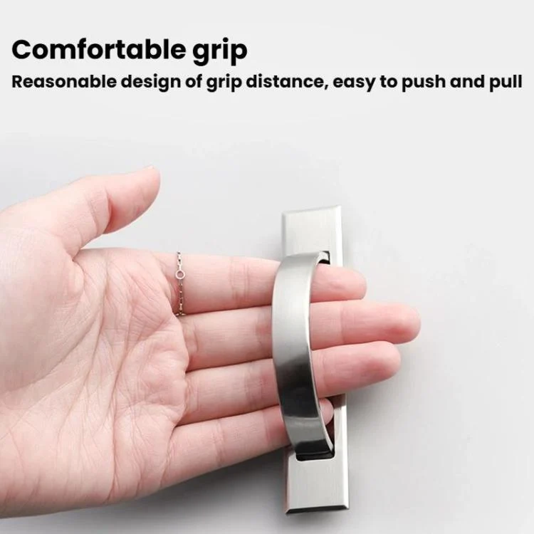 TBD06062885_B5.webp Recessed Groove Concealed Handle For Cabinets Embedded Rotating Flip-Top Handle - Image 6