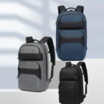 OZUKO Water-Repellent Multi-Compartment Business Laptop Backpack - Image 2