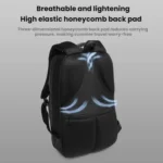 OZUKO Water-Repellent Multi-Compartment Business Laptop Backpack - Image 8