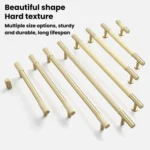 Minimalist Cabinet Door Handle Straight-Grain Cabinet Drawer Handle - Image 4