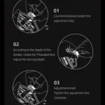 Cyclone Universal Churning Needle Coffee Cloth Chalk Needle - Image 9