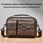 WEIXIER Multi-Functional Men Crossbody Bag Portable Commuter Shoulder Bag - Image 3