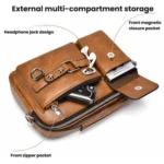 WEIXIER Multi-Functional Men Crossbody Bag Portable Commuter Shoulder Bag - Image 6