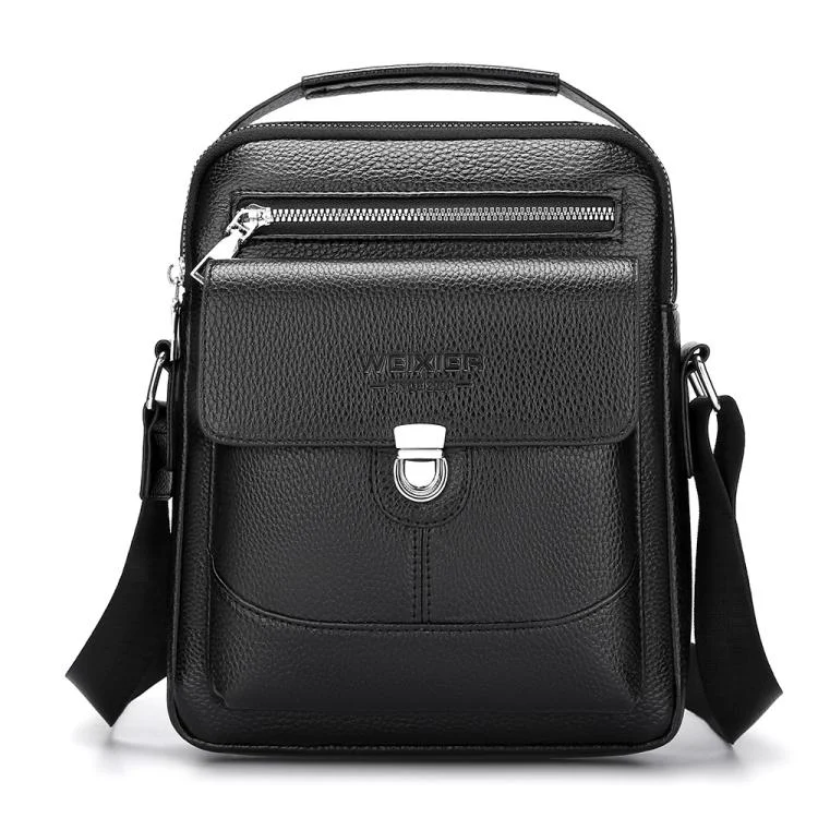WEIXIER D836 Men Large Capacity Crossbody Bag Business Commuter Waterproof Messenger Bag