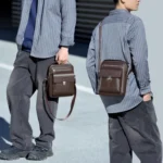 WEIXIER D836 Men Large Capacity Crossbody Bag Business Commuter Waterproof Messenger Bag - Image 2