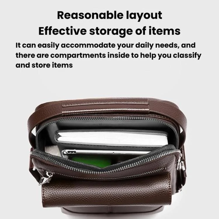 TBD06062928_B3.webp WEIXIER D836 Men Large Capacity Crossbody Bag Business Commuter Waterproof Messenger Bag - Image 4