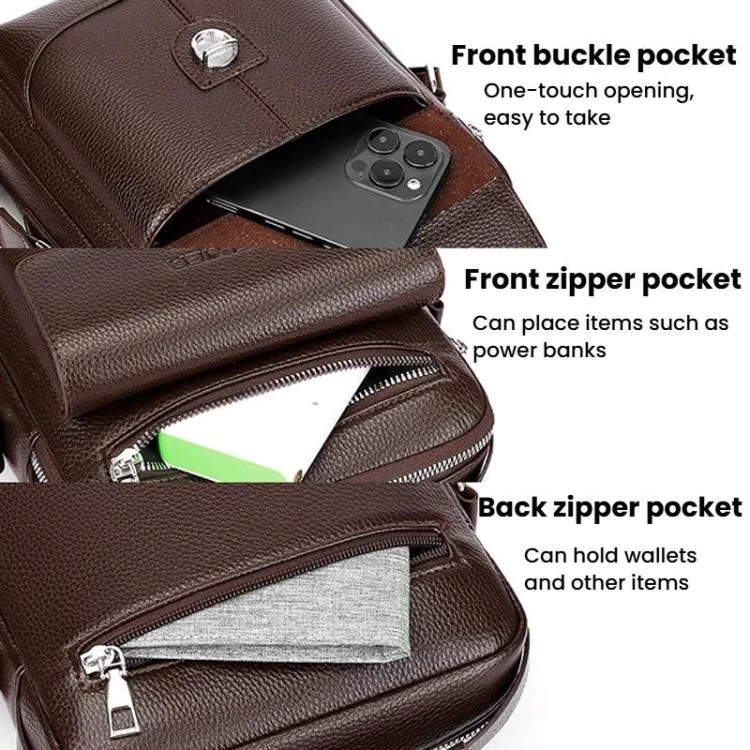 TBD06062928_B5.webp WEIXIER D836 Men Large Capacity Crossbody Bag Business Commuter Waterproof Messenger Bag - Image 6