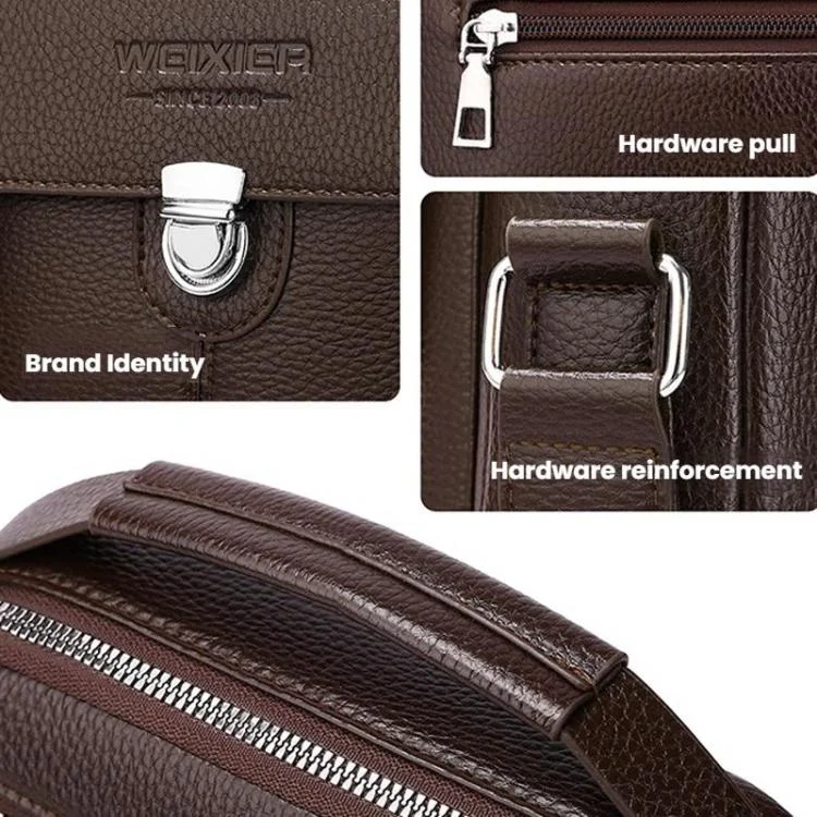 TBD06062928_B6.webp WEIXIER D836 Men Large Capacity Crossbody Bag Business Commuter Waterproof Messenger Bag - Image 7