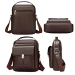 WEIXIER D836 Men Large Capacity Crossbody Bag Business Commuter Waterproof Messenger Bag - Image 8