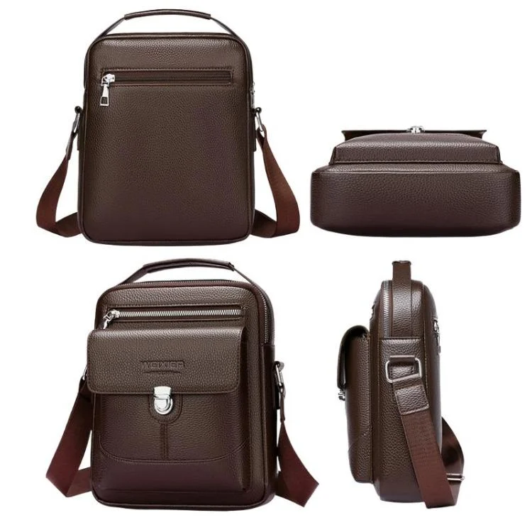 TBD06062928_B7.webp WEIXIER D836 Men Large Capacity Crossbody Bag Business Commuter Waterproof Messenger Bag - Image 8