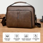 WEIXIER D834 Men Large Capacity Commuter Crossbody Bag Durable Single Shoulder Messenger Bag - Image 3