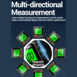 ANENG RN01 Digital Inclinometer Precision Angle Finder With 4-Sided Magnet & Auto-Rotate Screen - Image 3