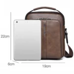 WEIXIER D833 Multi-Functional Men Shoulder Bag Commuter Large Capacity Crossbody Bag - Image 11