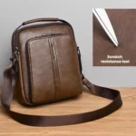 WEIXIER D833 Multi-Functional Men Shoulder Bag Commuter Large Capacity Crossbody Bag - Image 5