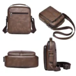 WEIXIER D833 Multi-Functional Men Shoulder Bag Commuter Large Capacity Crossbody Bag - Image 10