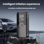 Portable Smart Lighting Wireless Digital Display Car Air Pump - Image 2