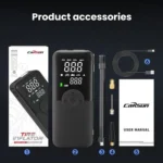 Portable Smart Lighting Wireless Digital Display Car Air Pump - Image 12