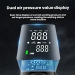 Portable Smart Lighting Wireless Digital Display Car Air Pump - Image 5