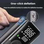Portable Smart Lighting Wireless Digital Display Car Air Pump - Image 8
