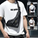 WEIXIER X453 Men Casual Large Capacity Chest Bag Lightweight Minimalist Crossbody Bag - Image 2