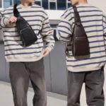 WEIXIER X452 Vintage Outdoor Men Chest Bag Multi-Functional Crossbody Bag - Image 2