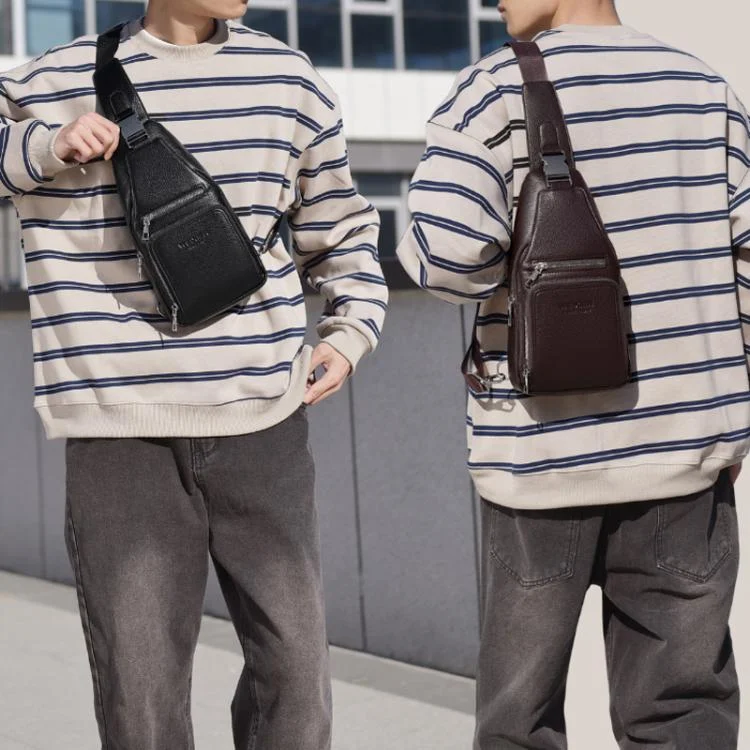 TBD06062949_B1.webp WEIXIER X452 Vintage Outdoor Men Chest Bag Multi-Functional Crossbody Bag - Image 2