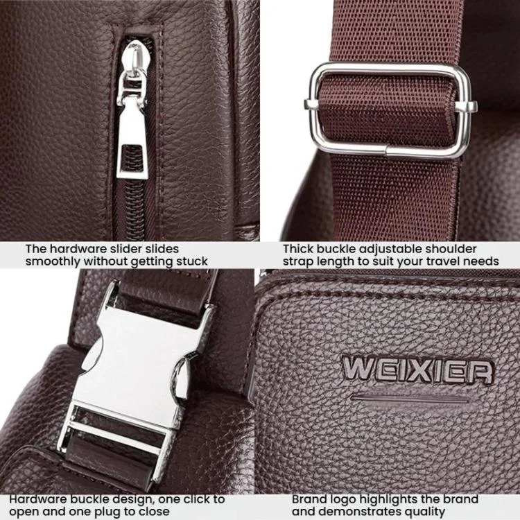 TBD06062949_B5.webp WEIXIER X452 Vintage Outdoor Men Chest Bag Multi-Functional Crossbody Bag - Image 6
