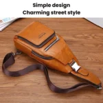 WEIXIER X451Men Crossbody Bag Outdoor Portable Chest Bag - Image 3