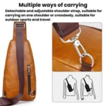 WEIXIER X451Men Crossbody Bag Outdoor Portable Chest Bag - Image 4