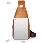 WEIXIER X451Men Crossbody Bag Outdoor Portable Chest Bag - Image 10