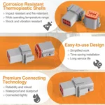 603pcs /Set DT Connector Kit with 2/3/4/6/8/12 Pin DT Connectors and Extraction Tools - Image 4
