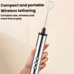 3In1 Portable Rechargeable Handheld Electric Egg Beater Mini Milk Frother For Baking - Image 5