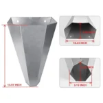 Heavy-duty Metal Poultry Cone for Chicken and Duck Restraint Funnels - Image 2