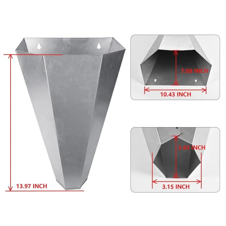 TBD06062979_B1.webp Heavy-duty Metal Poultry Cone for Chicken and Duck Restraint Funnels - Image 2
