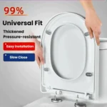 Toilet Seat Slow Close Lid Easy Installation Toilet Seat Replacement - Image 2